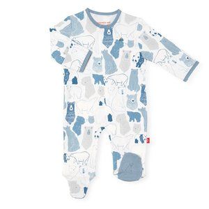 Unbearably Cute Organic Cotton Footie